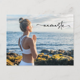 Mediation Yoga Happy Birthday Card Namaste Postkarte
