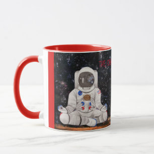 Mediationsastronautin Der Ton des Stille-Geschenk- Tasse