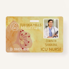 Medica Foto ID Floral Hearts Ausweis
