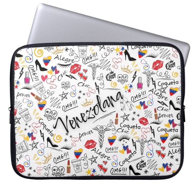Médica General Venezolana | Orgullo Profesional ve Laptopschutzhülle (Vorderseite)