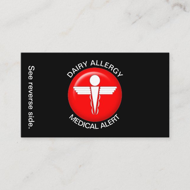 Medical Alert Card Visitenkarte (Vorderseite)