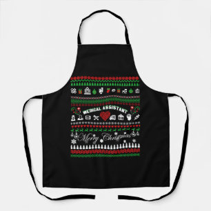Medical Assistent Christmas Shirt Schürze