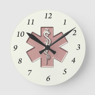 Medical Clock Runde Wanduhr