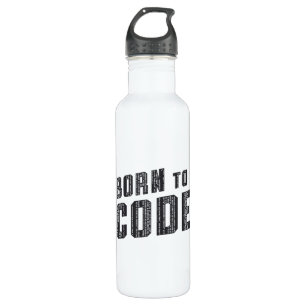 Medical Coder Born To Code ICD Programmierung Edelstahlflasche