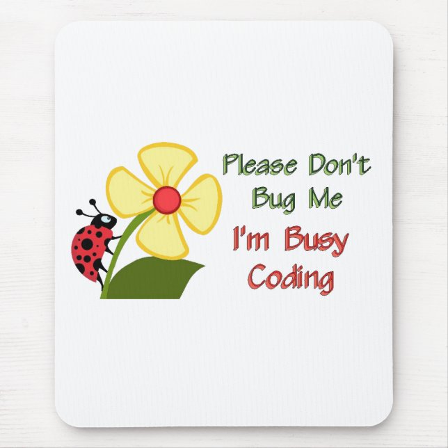Medical Coder Ladybug Mousepad (Vorne)