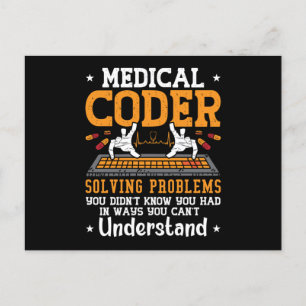Medical Coder Solving Problems Assistent Coding Postkarte
