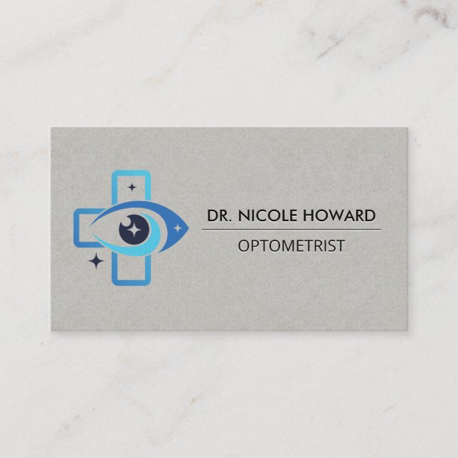Medical Eye Logo | Physician | Health Visitenkarte (Vorderseite)