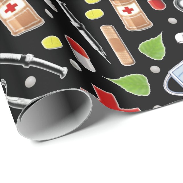 Medical Gifts Geschenkpapier (Rolleneckpunkt)