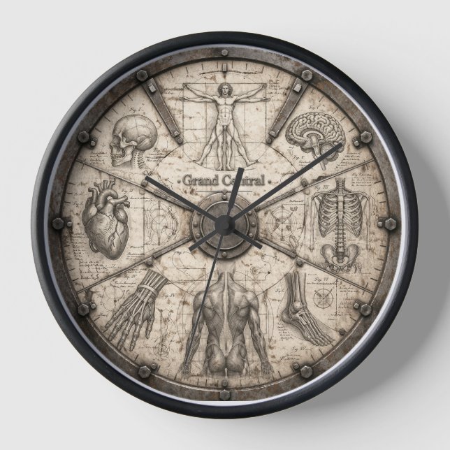 Medical Goth Clock Uhr (Vorderseite)