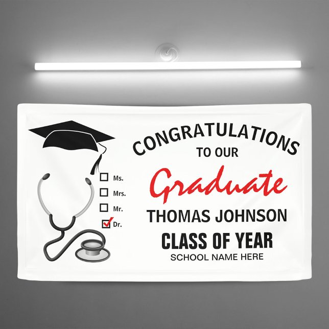 Medical Graduate | Herzlichen Glückwunsch neuer Ar Banner (Von Creator hochgeladen)