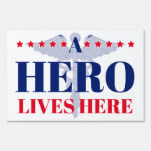 Medical Hero Red, White & Blue Small
