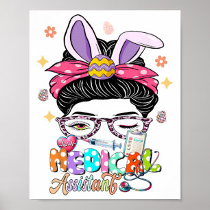 Medical Istant Squad Bunny Unordentlicher Dutt Ohr Poster