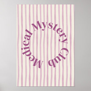 'Medical Mystery Club' Lustiger Druck für chronisc Poster