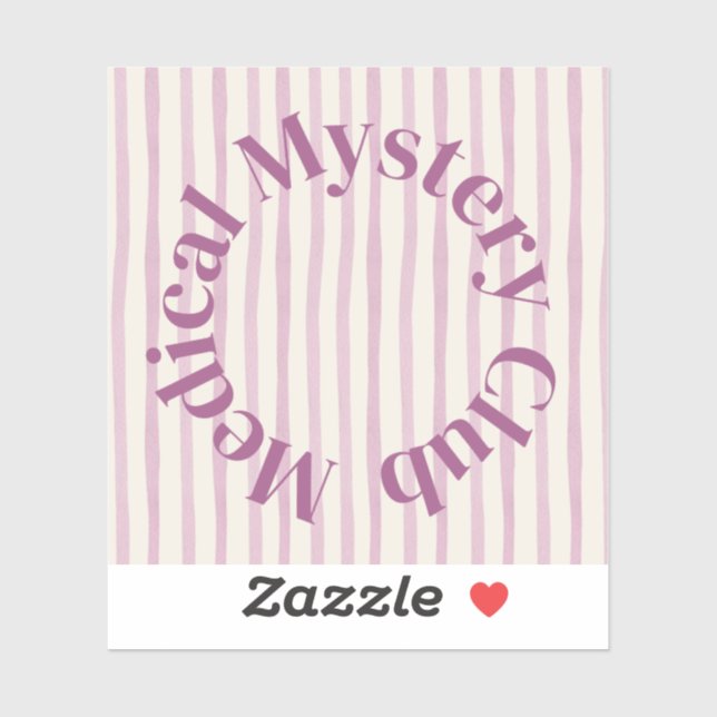 'Medical Mystery Club' Relatable Spoonie Sticker (Blatt)