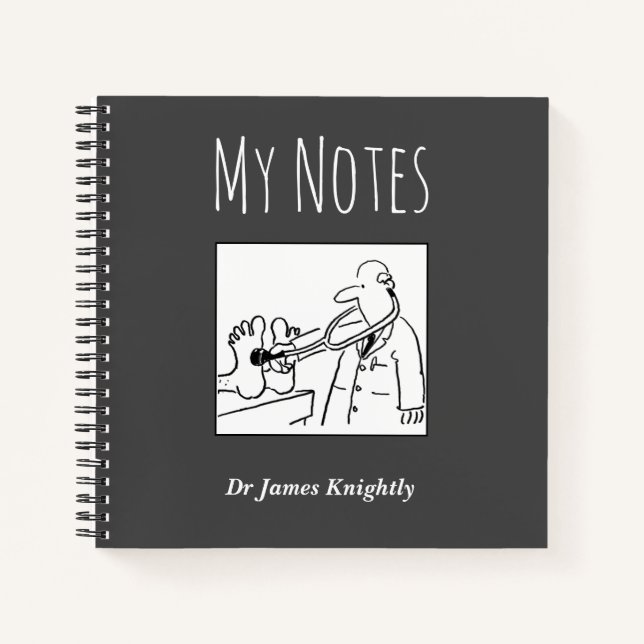 Medical Notebook mit Name des Eigentümers Notizbuch (Vorderseite)