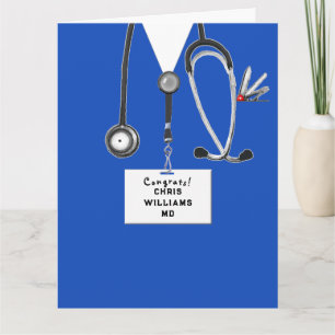 Medical School Doctor Graduation Karte