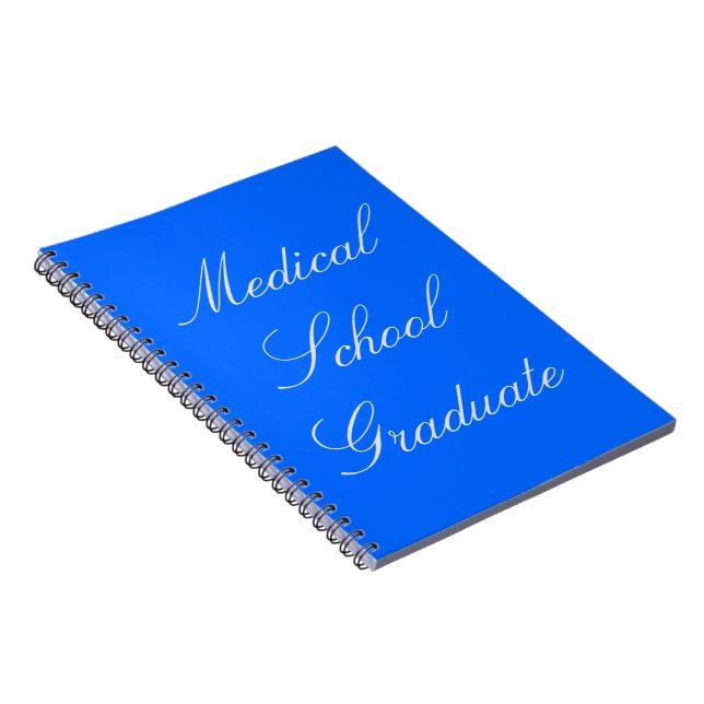Medical School Graduate Spiral Notebook Notizblock (Rechte Seite)