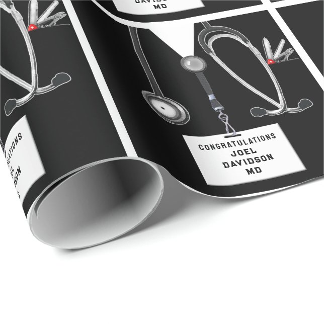 Medical School Graduation Gift Geschenkpapier (Rolleneckpunkt)