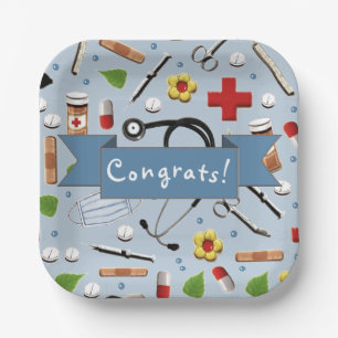 Medical School Graduation Party Pappteller
