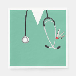 Medical School Graduation Party Serviette