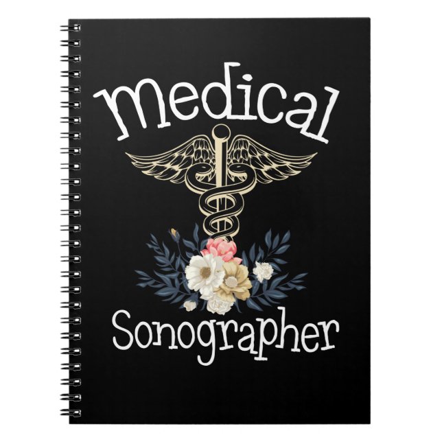 Medical Sonographer Cute Sonography Gift Notizblock (Vorderseite)