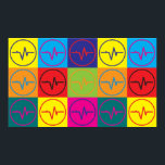 Medical Technology Pop Art Poster<br><div class="desc">Medical Technology Pop Art. If Medical Technology is your hobby,  occupation,  or obsession,  show it with great Medical Technology t-shirts,  mugs,  stickers,  and more.  They're also great gifts for other Medical Technology fans!</div>