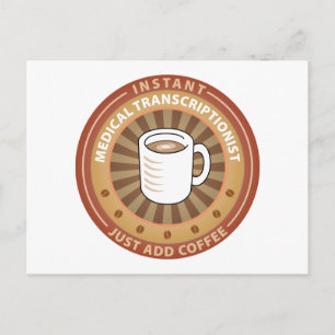 Medical Transcriptionist Postkarte