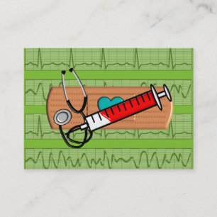 Médicale Carte de visite Big Bandaid Lime II