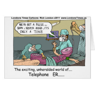 Médicale Urgence 4 Téléphones Drôle Carte cadeau M