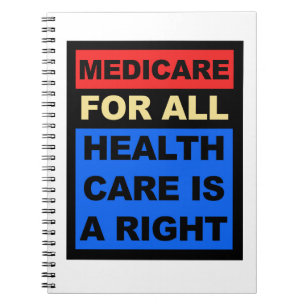 Medicare for All - Die Gesundheitsfürsorge ist ein Notizblock