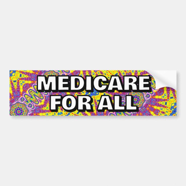 MEDICARE FÜR ALLE ( Sie können die Wörter ändern ) Autoaufkleber (Vorne)