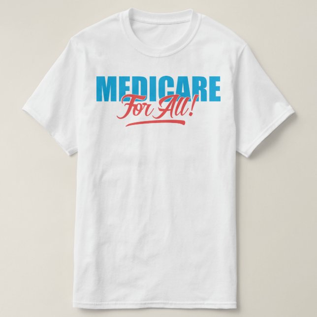 Medicare für alle T-Shirt (Design vorne)