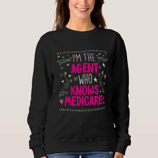 Medicare Insurance Agent Aep Sales Marketing Niedl Sweatshirt (Vorderseite)