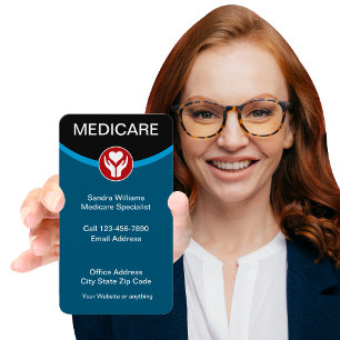Medicare-Spezialist Gesundheitsagent Visitenkarte