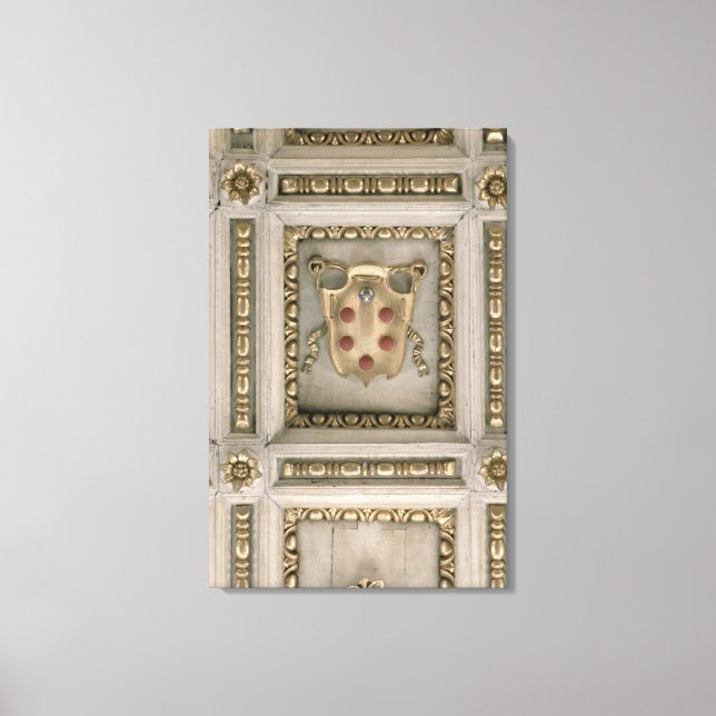 Medici Wappen, aus dem Teil der Kirche Leinwanddruck (Vorderseite)