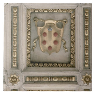 Medici Wappen, vom Laibung der Kirche Fliese
