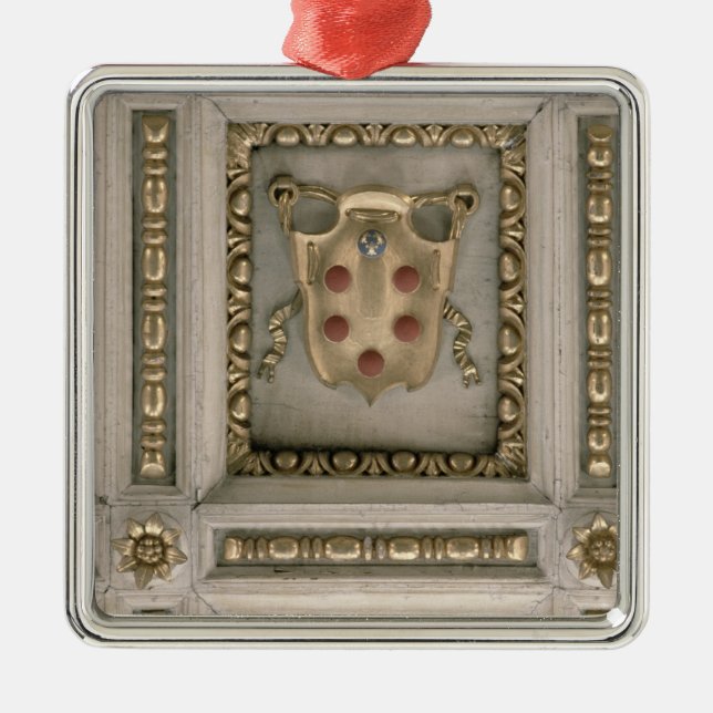 Medici Wappen, vom Laibung der Kirche Ornament Aus Metall (Vorne)