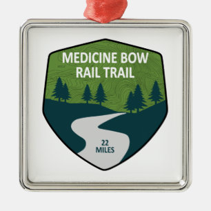 Medicine Bow Rail Trail Ornament Aus Metall