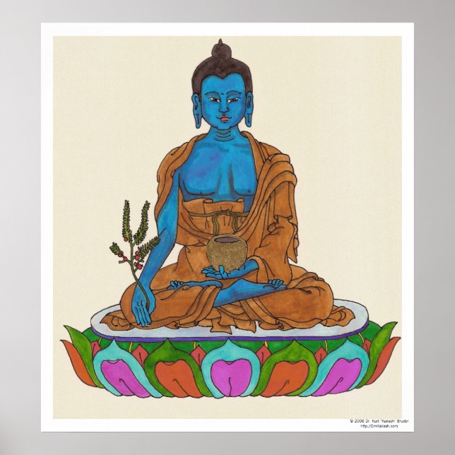 Medicine Buddha Poster (Vorne)