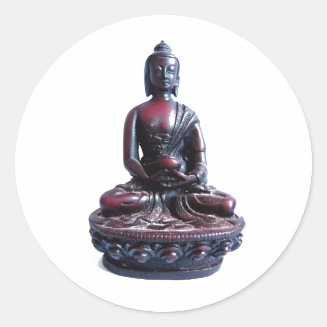 Medicine Buddha Runder Aufkleber (Vorderseite)