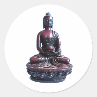 Medicine Buddha Runder Aufkleber