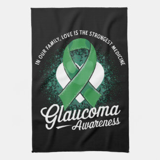 Medicine Glaucoma Awareness Geschirrtuch