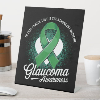 Medicine Glaucoma Awareness Sockelschild