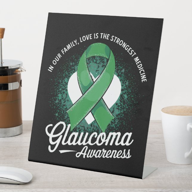 Medicine Glaucoma Awareness Sockelschild (In Situ)