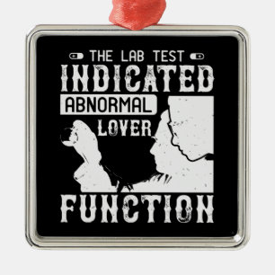 Medicine - Labrador - Test zeigt anomale Überleben Ornament Aus Metall