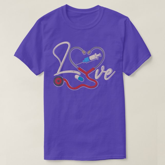 Medicine Lover Stethoscope Medical Kinderzimmer Ho T-Shirt (Design vorne)