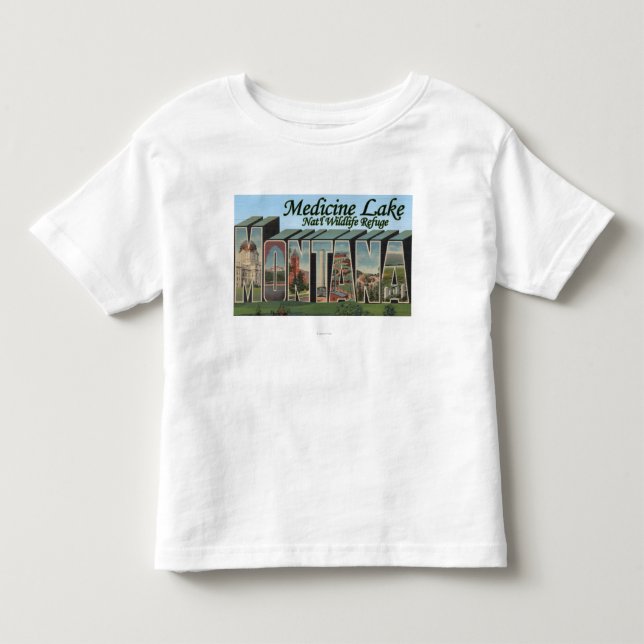 Medicine See-nationaler Schutz, Montana Kleinkind T-shirt (Vorderseite)
