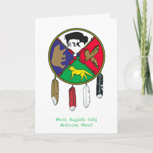 Medicine Wheel Feiertag 2 Feiertagskarte