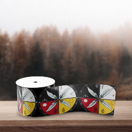 Medicine Wheel Mandala Round Indigenous Ripsband