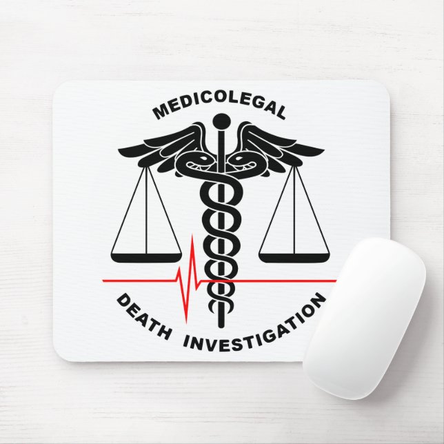 Medicolegal Death Mousepad (Mit Mouse)